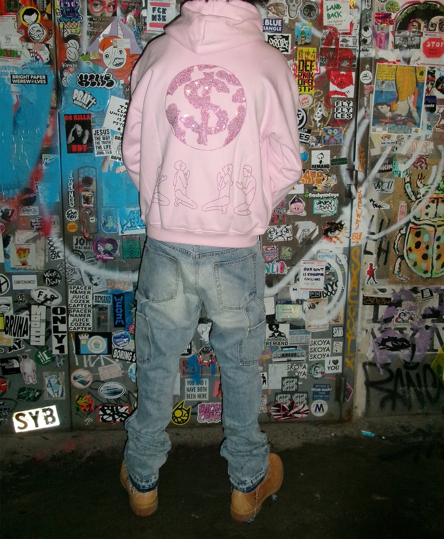 BLUSH HOODIE - INCOME ADDICT