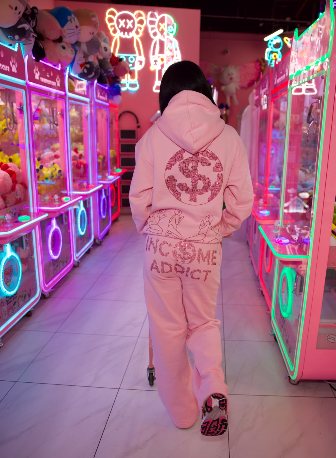 BLUSH HOODIE - INCOME ADDICT