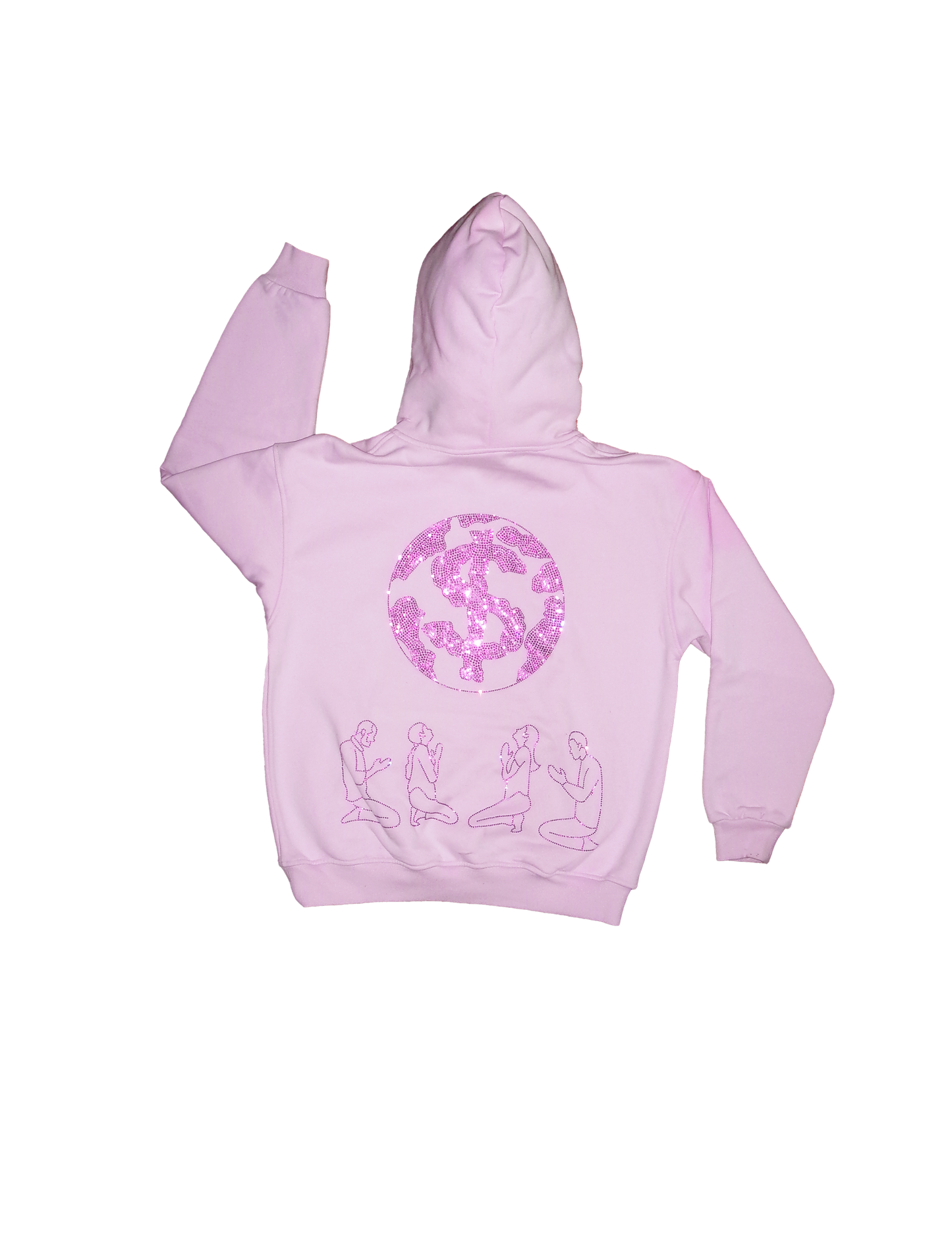 BLUSH HOODIE - INCOME ADDICT